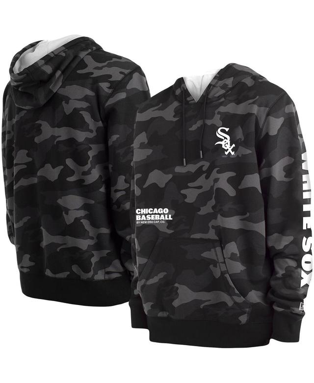 Mens New Era Chicago White Sox Camo Pullover Hoodie Product Image