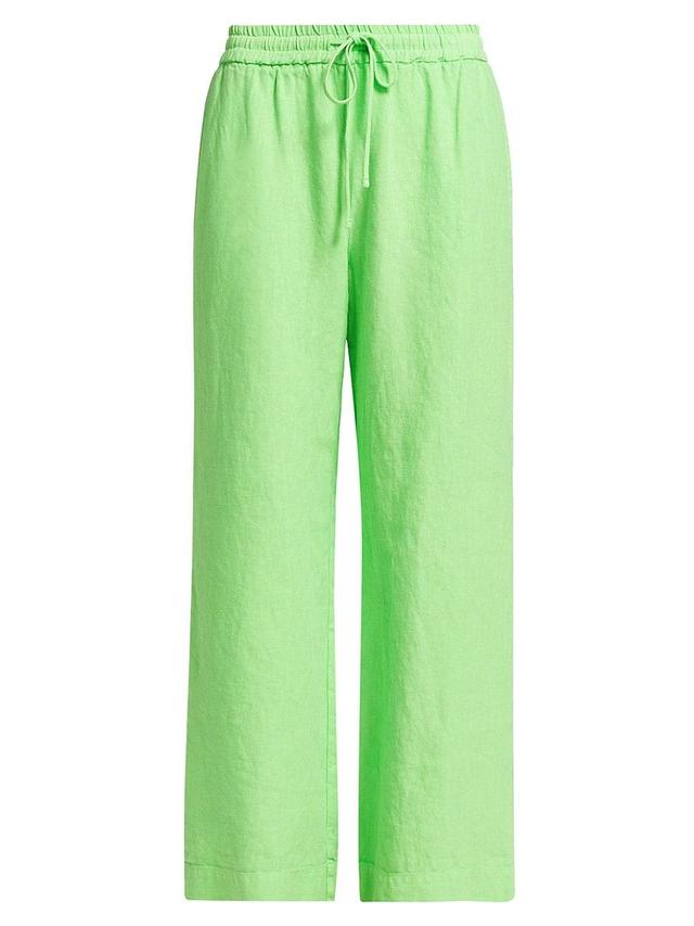 Womens Gwynth Linen Wide-Leg Pants Product Image