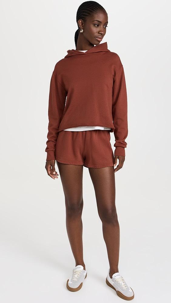 perfectwhitetee Beach Fleece Cut Off Hoodie | Shopbop product image