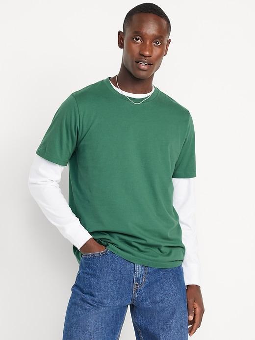 Crew-Neck T-Shirt Product Image