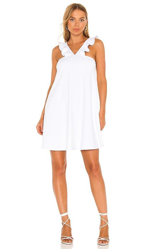 Ruffle V Strap Dress Product Image