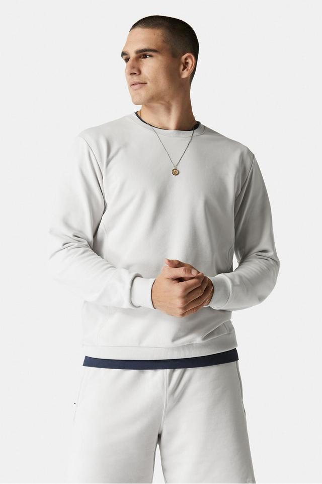 Fabletics Men The Courtside Crew male Cloud Grey Size XS Product Image