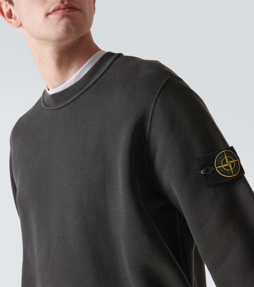 STONE ISLAND Cotton Sweater In Black Product Image