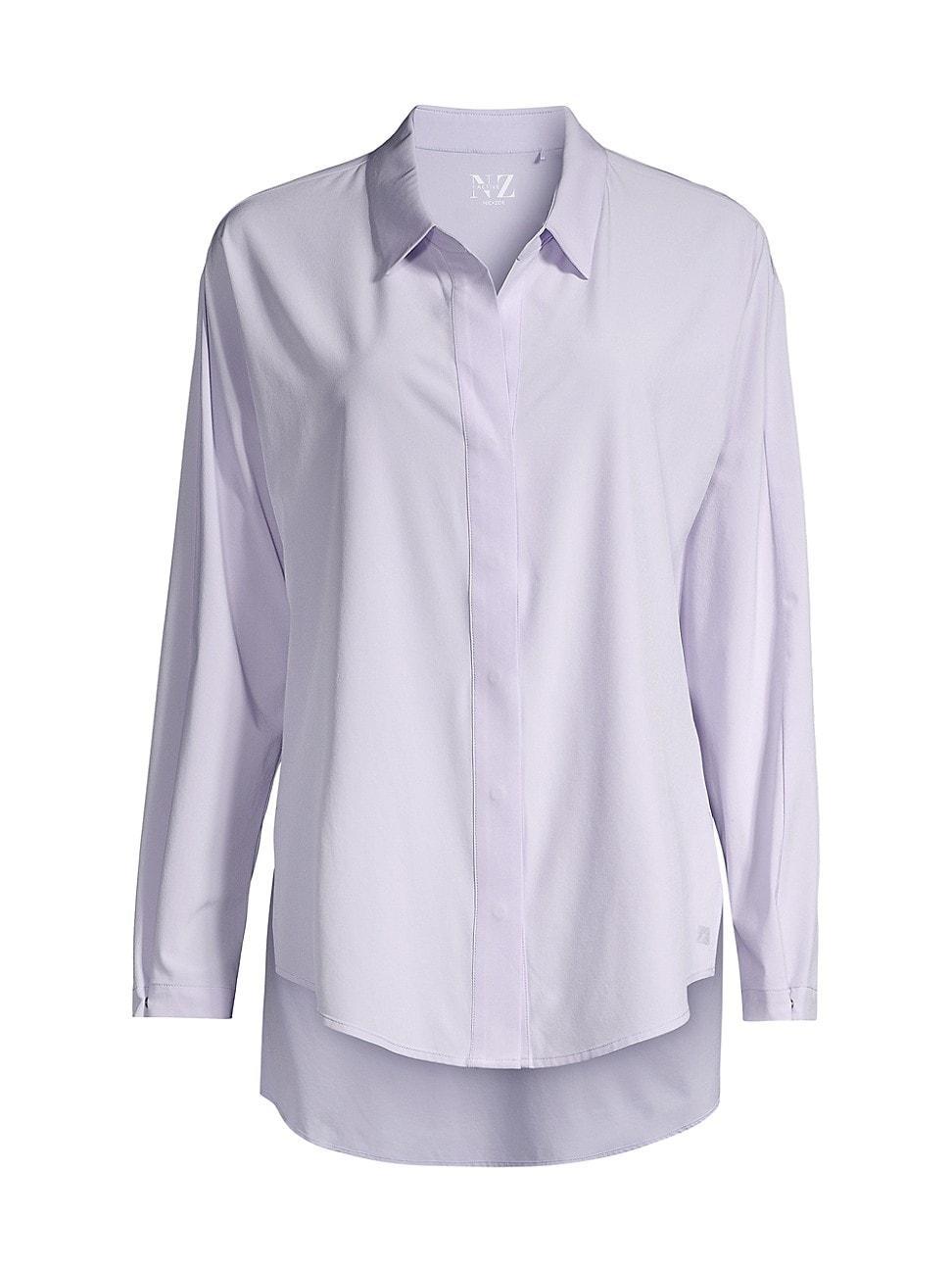 Womens Plus Size Tech Stretch Snap-Front Shirt product image