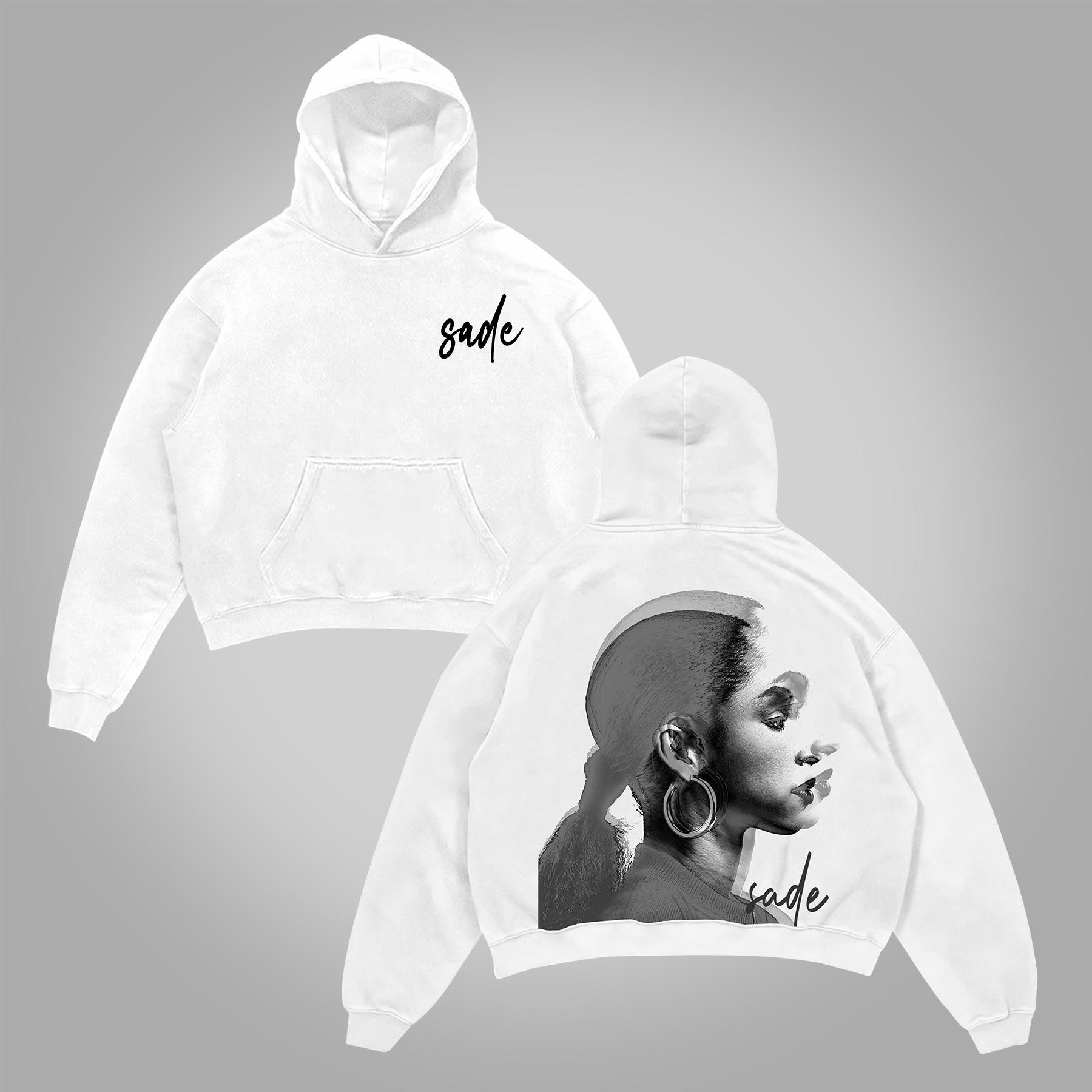 Sopula Vintage Sade Adu Graphic Print Pocket Hoodie Product Image