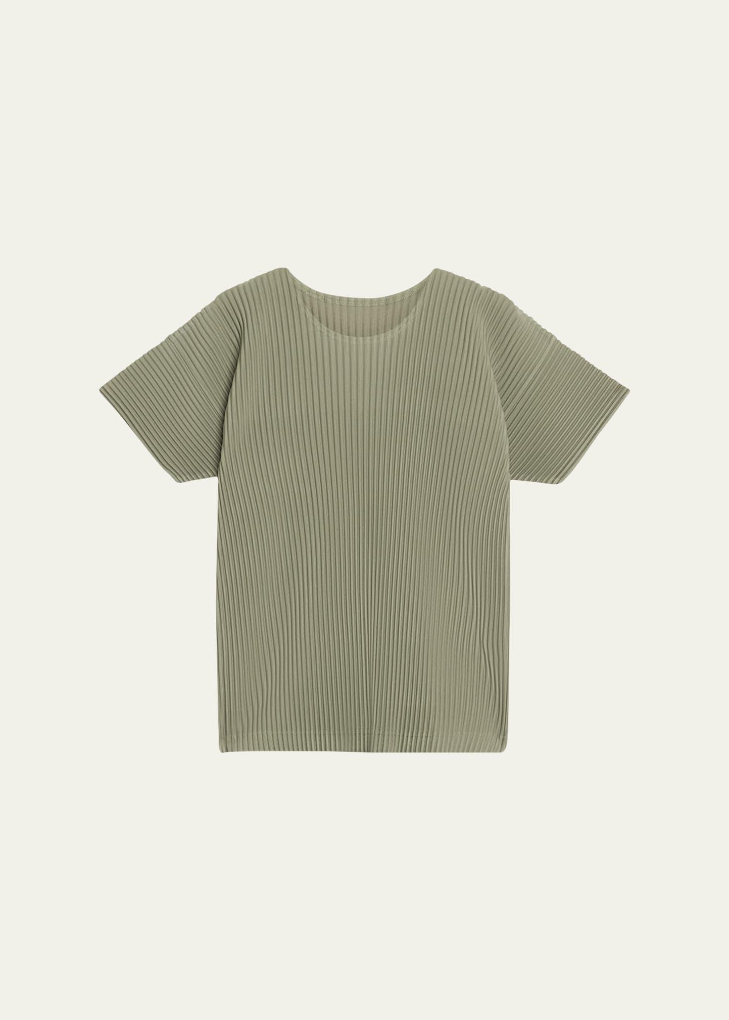 Men's Pleated T-Shirt Product Image