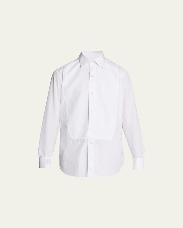 ZEGNA Regular Fit Tuxedo Shirt Product Image