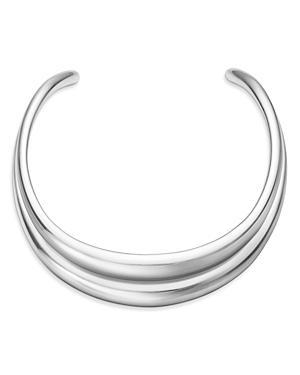 Georg Jensen Curve Sterling Silver Ring Necklace, 5.6 Product Image