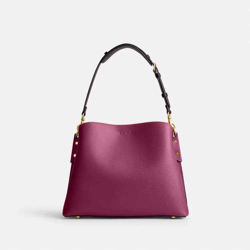 Willow Shoulder Bag In Colorblock With Signature Canvas Interior Product Image