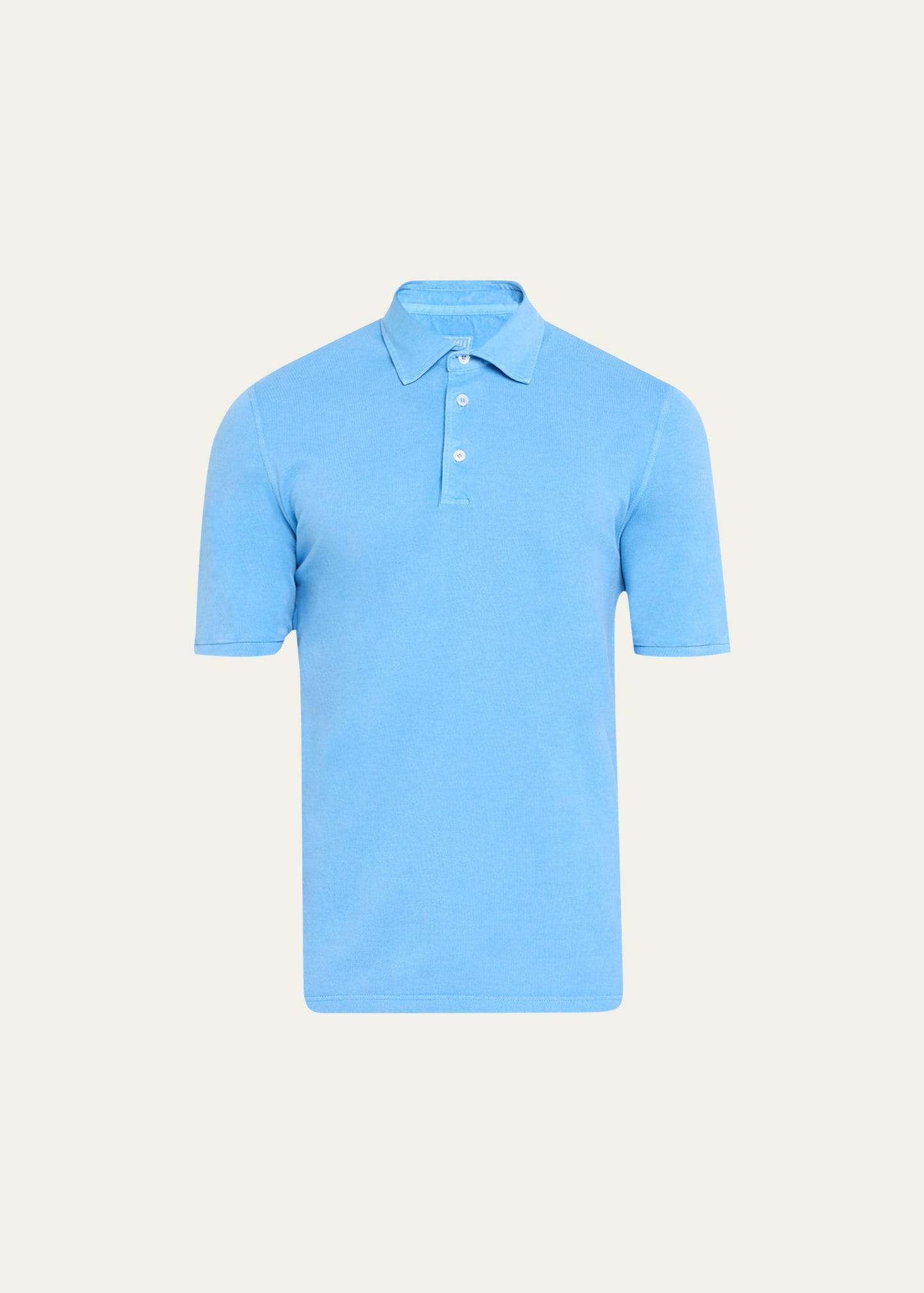 Mens Cotton Pique Polo Shirt Product Image