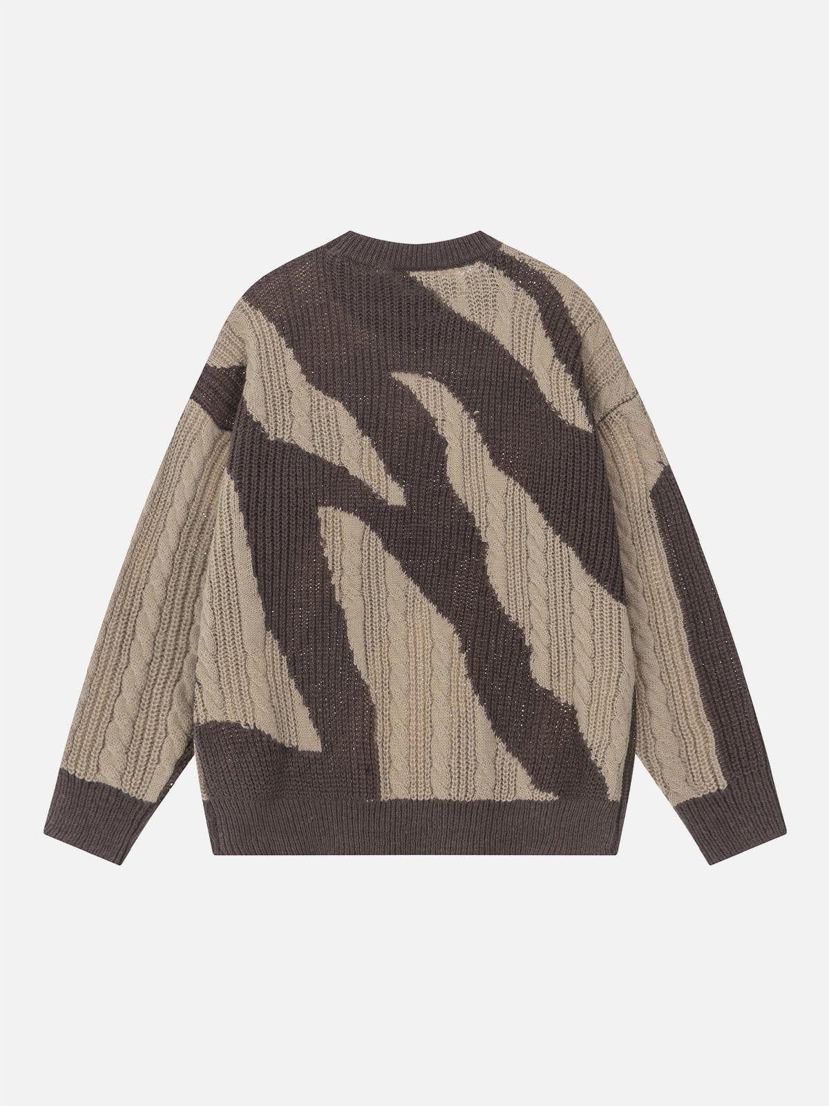 Aelfric Eden Twist Color Blocking Sweater Product Image