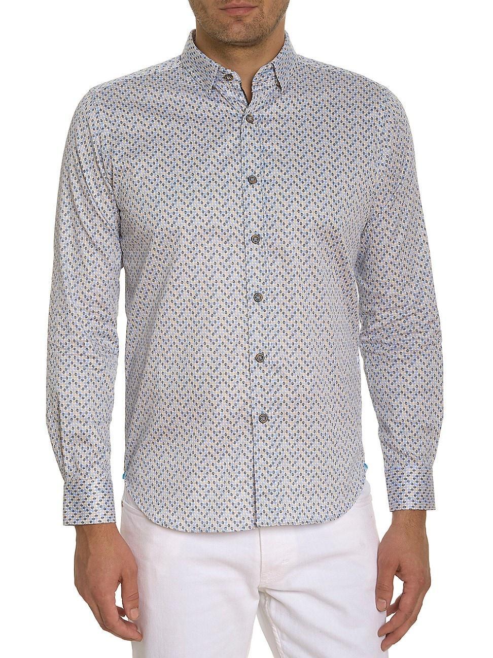 Mens Rockaway Satin Button-Up Shirt Product Image