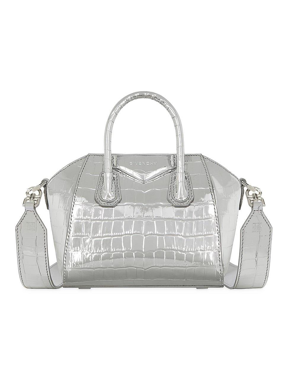 Womens Antigona Toy Bag in Crocodile Effect Leather Product Image