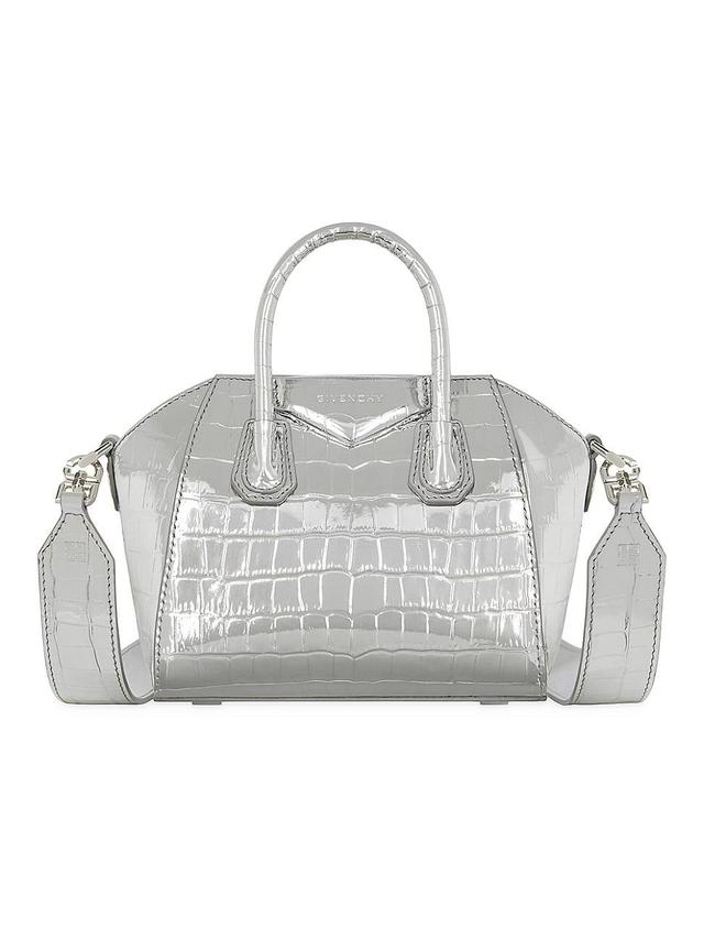 Womens Antigona Toy Bag in Crocodile Effect Leather Product Image