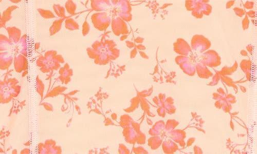 Bettys Garden Top In Coral Combo Product Image