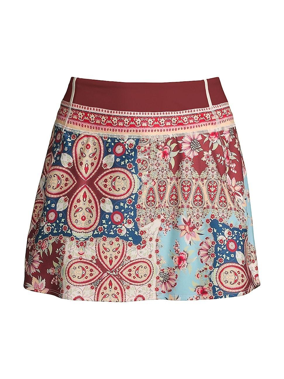 Womens Thena Paisley Active Miniskirt Product Image