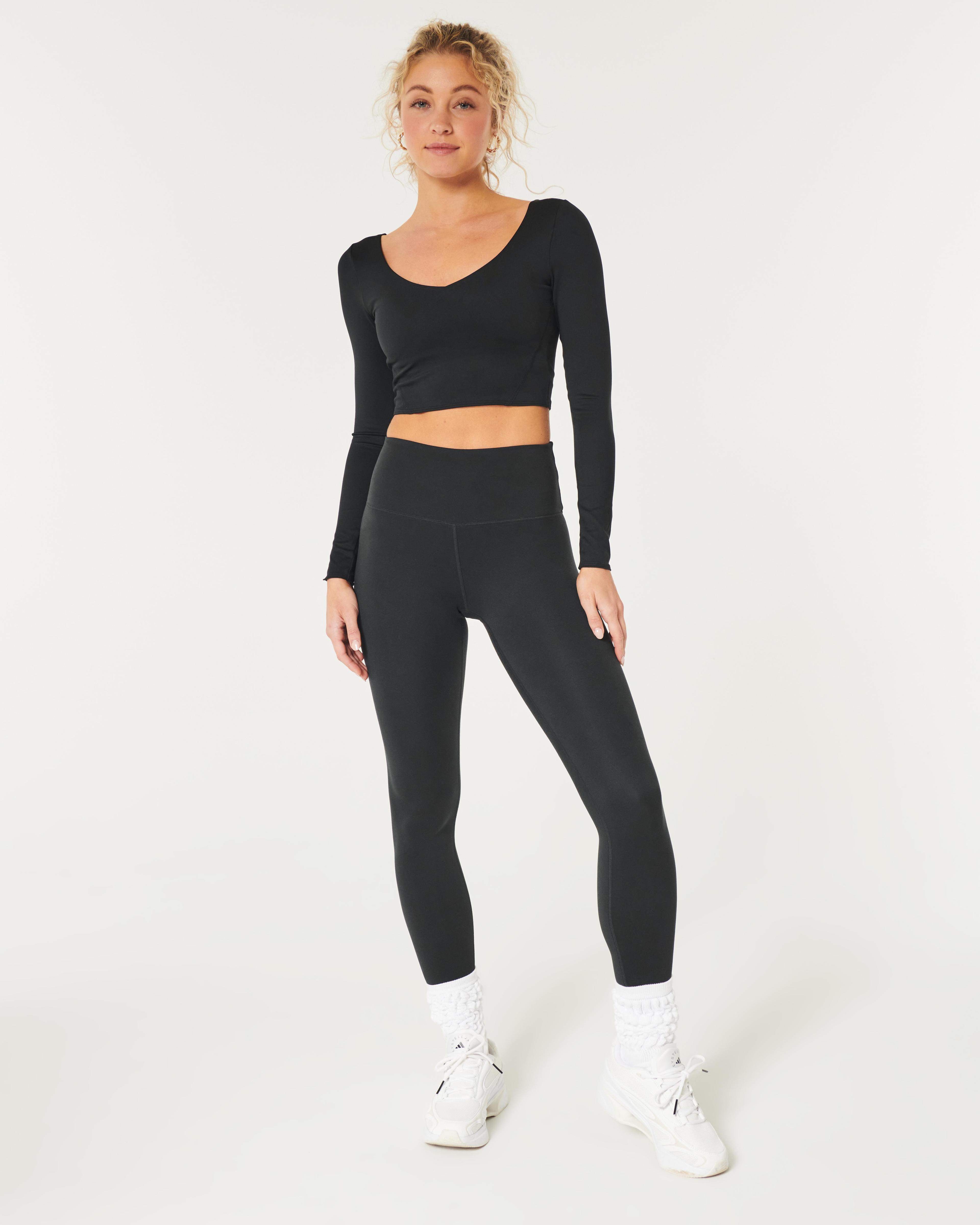 Gilly Hicks Active Recharge Long-Sleeve V-Neck Top Product Image