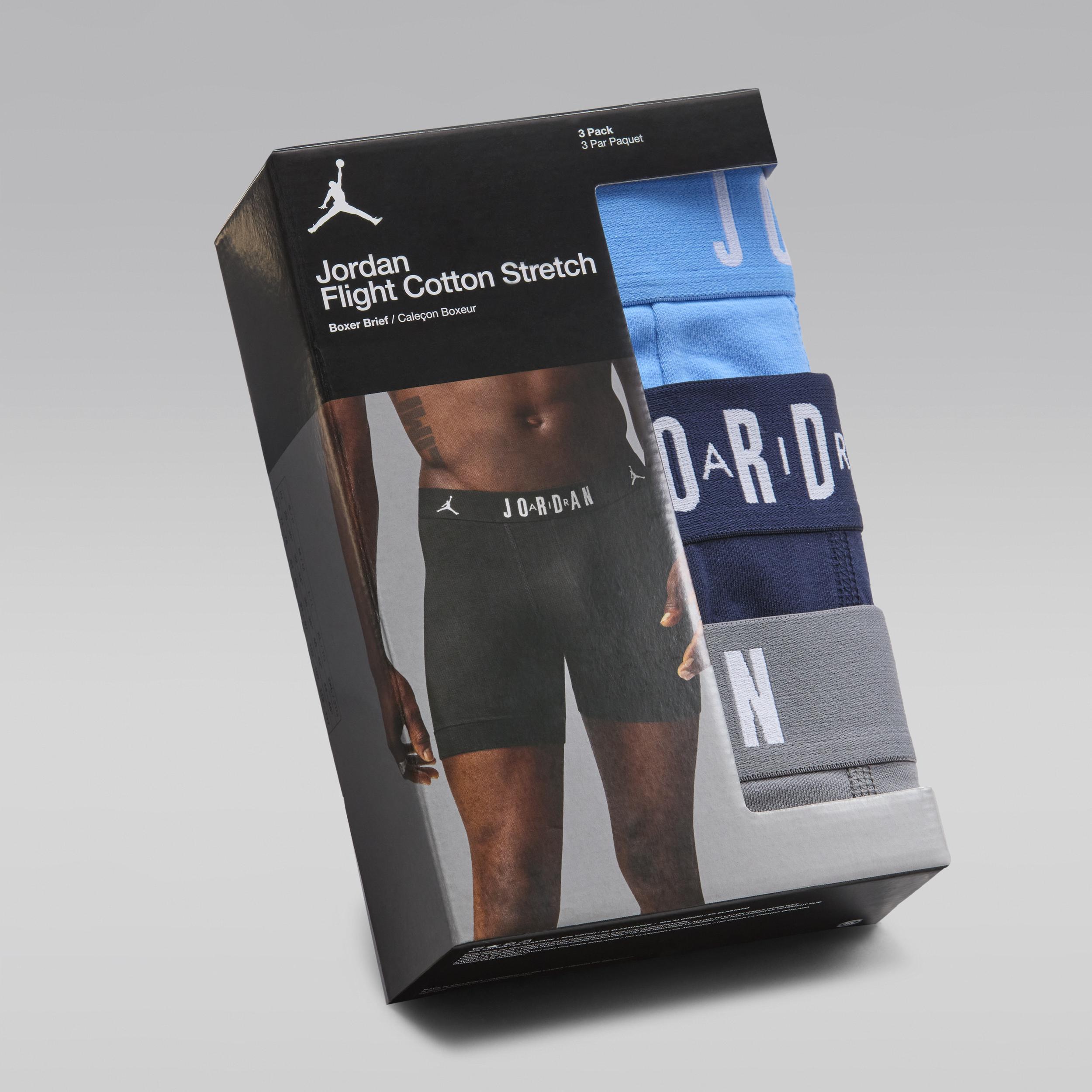 Men's Jordan Flight Cotton Boxer Briefs (3-Pack) Product Image