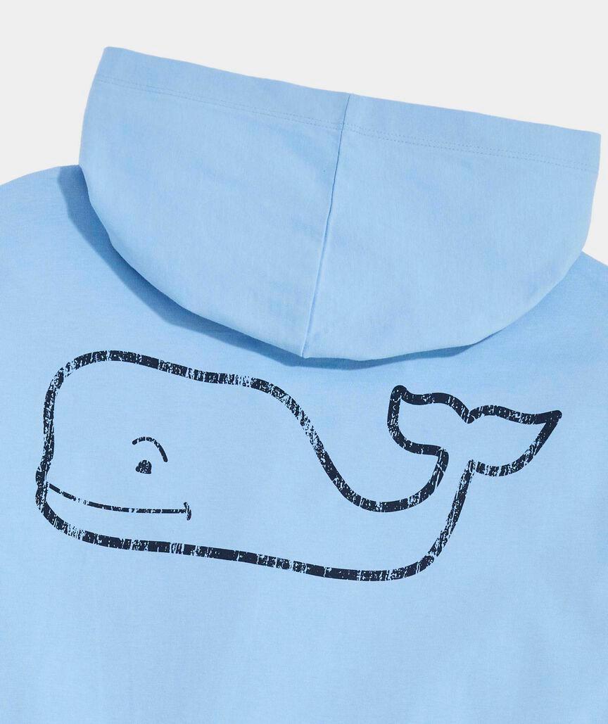 Vintage Whale Long-Sleeve Hoodie Tee Product Image