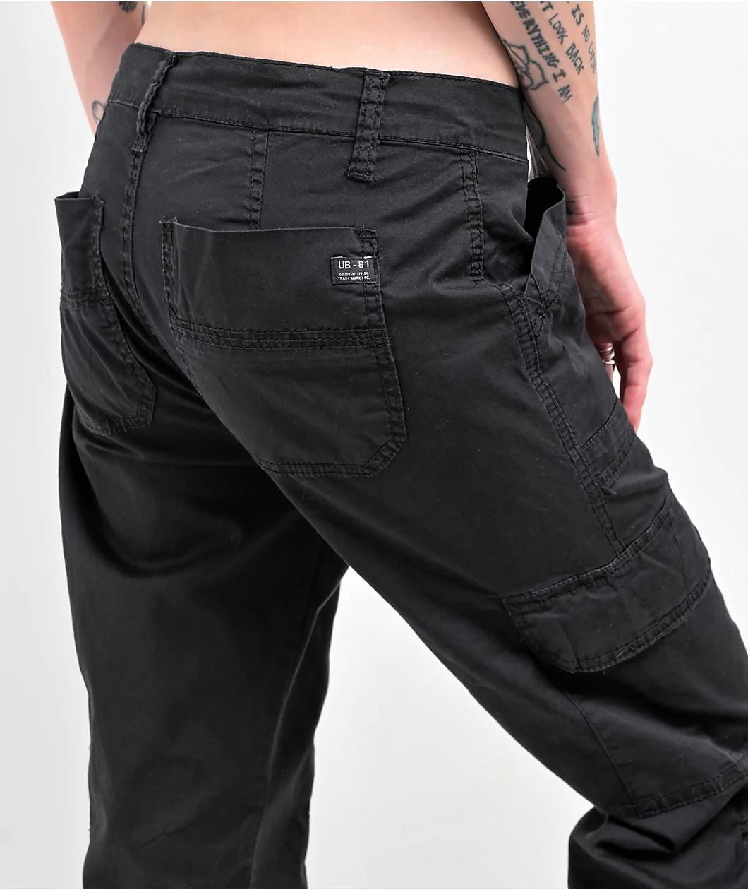 Unionbay Cobe Black Cargo Pants Product Image