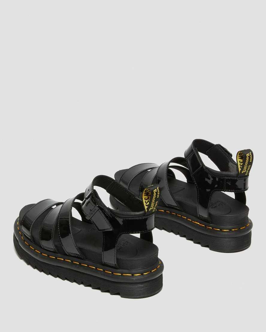 Blaire Patent Leather Strap Sandals Product Image