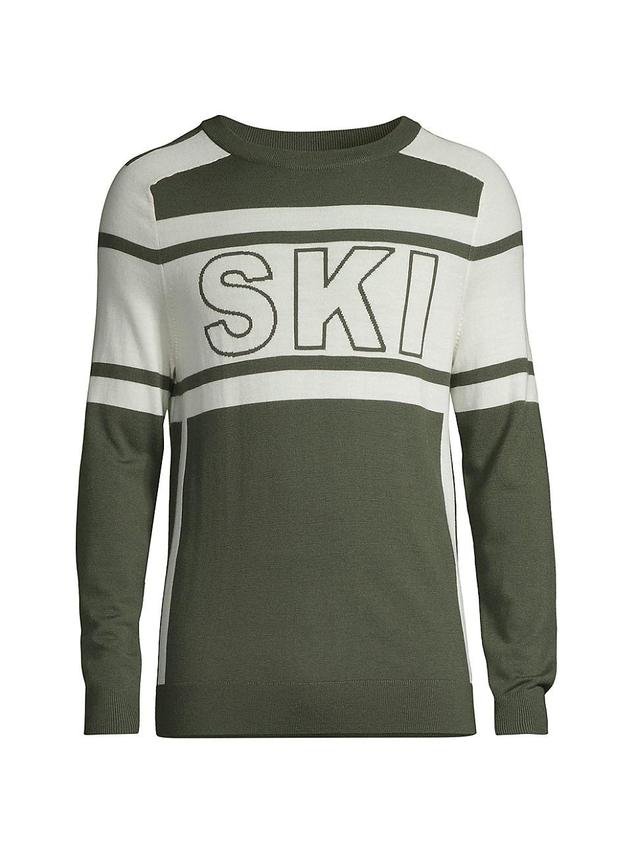 Mens Ski Wool Sweater Product Image