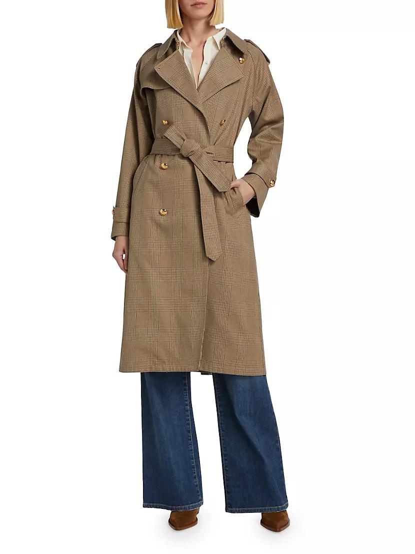 Toussaint Cotton Double-Breasted Trench Coat Product Image