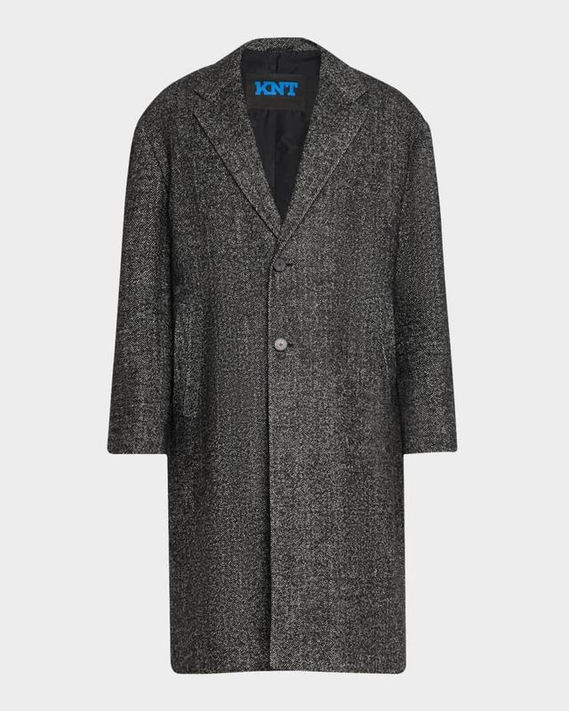 Men's Wool Melange Top Coat Product Image