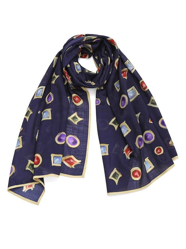 Jewels Tug Rice Wool & Silk Scarf Product Image