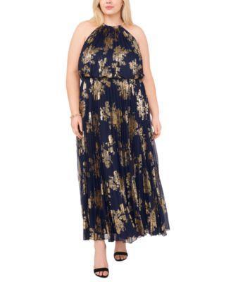 Plus Size Floral-Print Dress Product Image