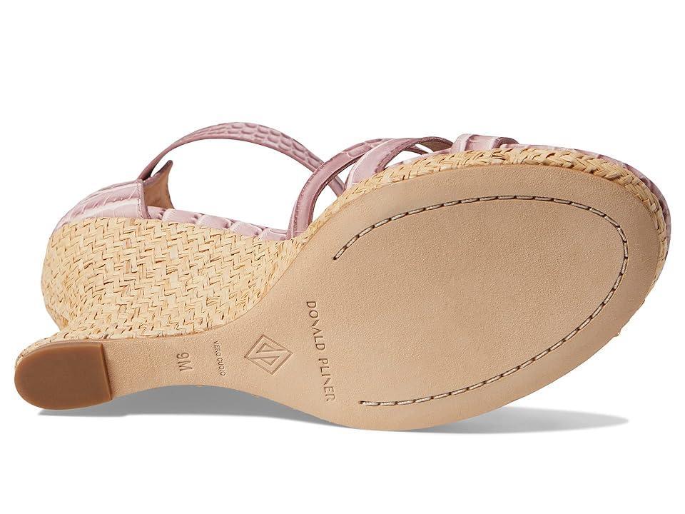 Donald Pliner Trixee Croc Print Wedge Sandal Product Image