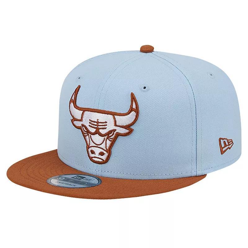 Mens New Era /Brown Chicago Bulls 2-Tone Color Pack 9FIFTY Snapback Hat Product Image