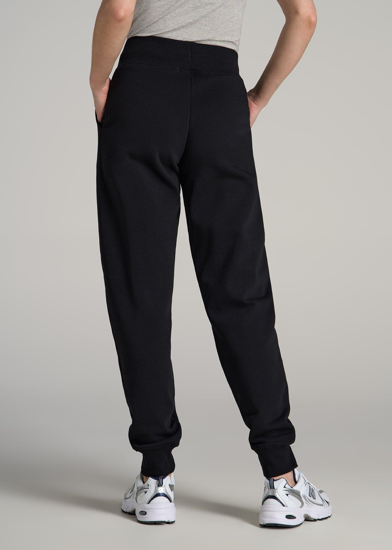 A.T. Basics Athletic Joggers for Tall Women in Black Female Product Image