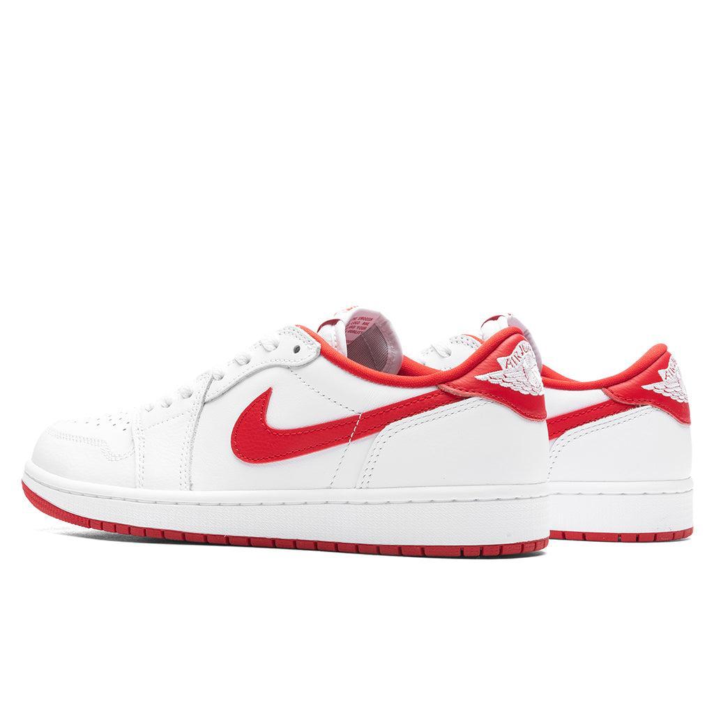 Air Jordan 1 Low OG 'University Red' - White/University Red/White Male Product Image