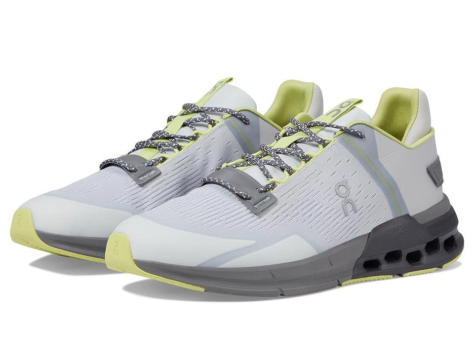 On Men's Cloudnova Flux (Glacier/Zest) Men's Shoes Product Image