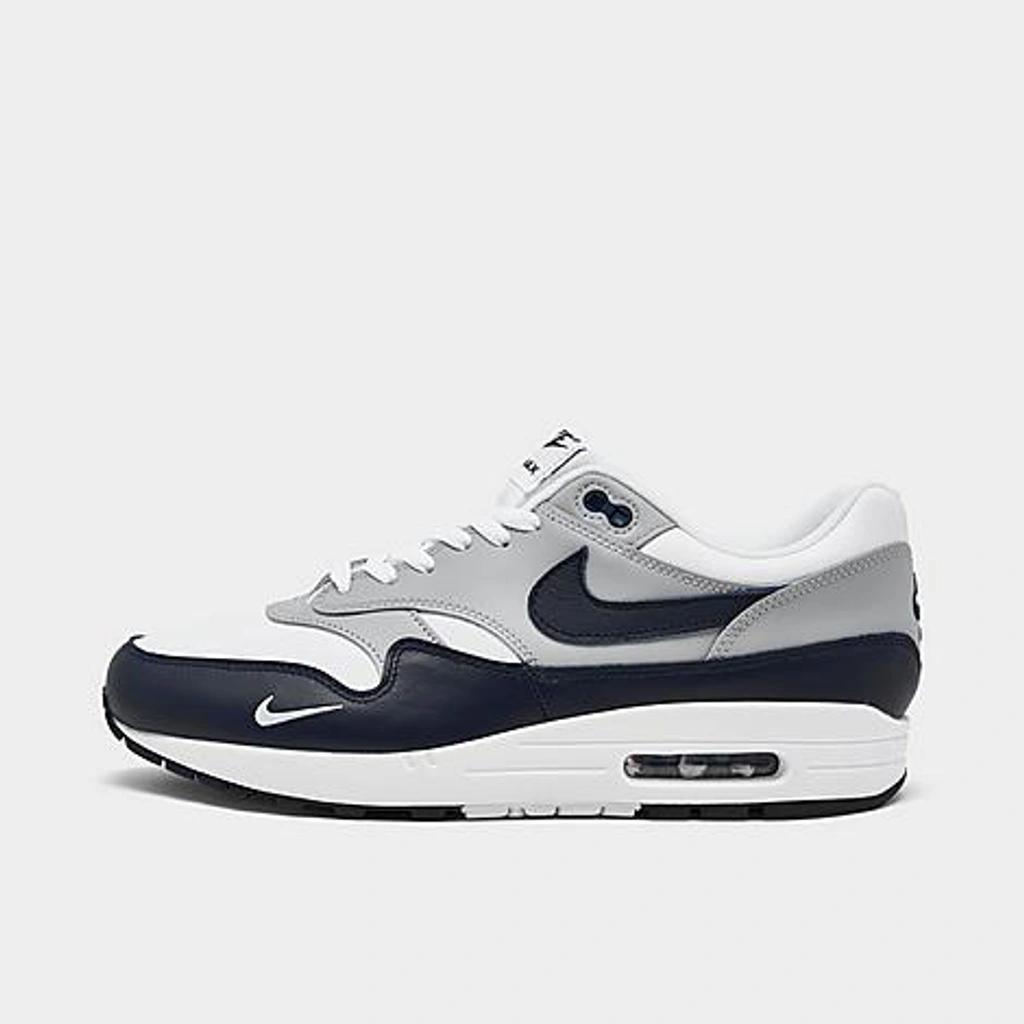 Air Max 1 Lv8 "obsidian" Sneakers In White,wolf Grey,black,obsidian Product Image