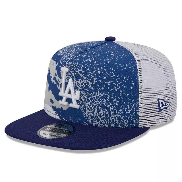 Mens New Era Royal Los Angeles Dodgers Court Sport 9FIFTY Snapback Hat Product Image