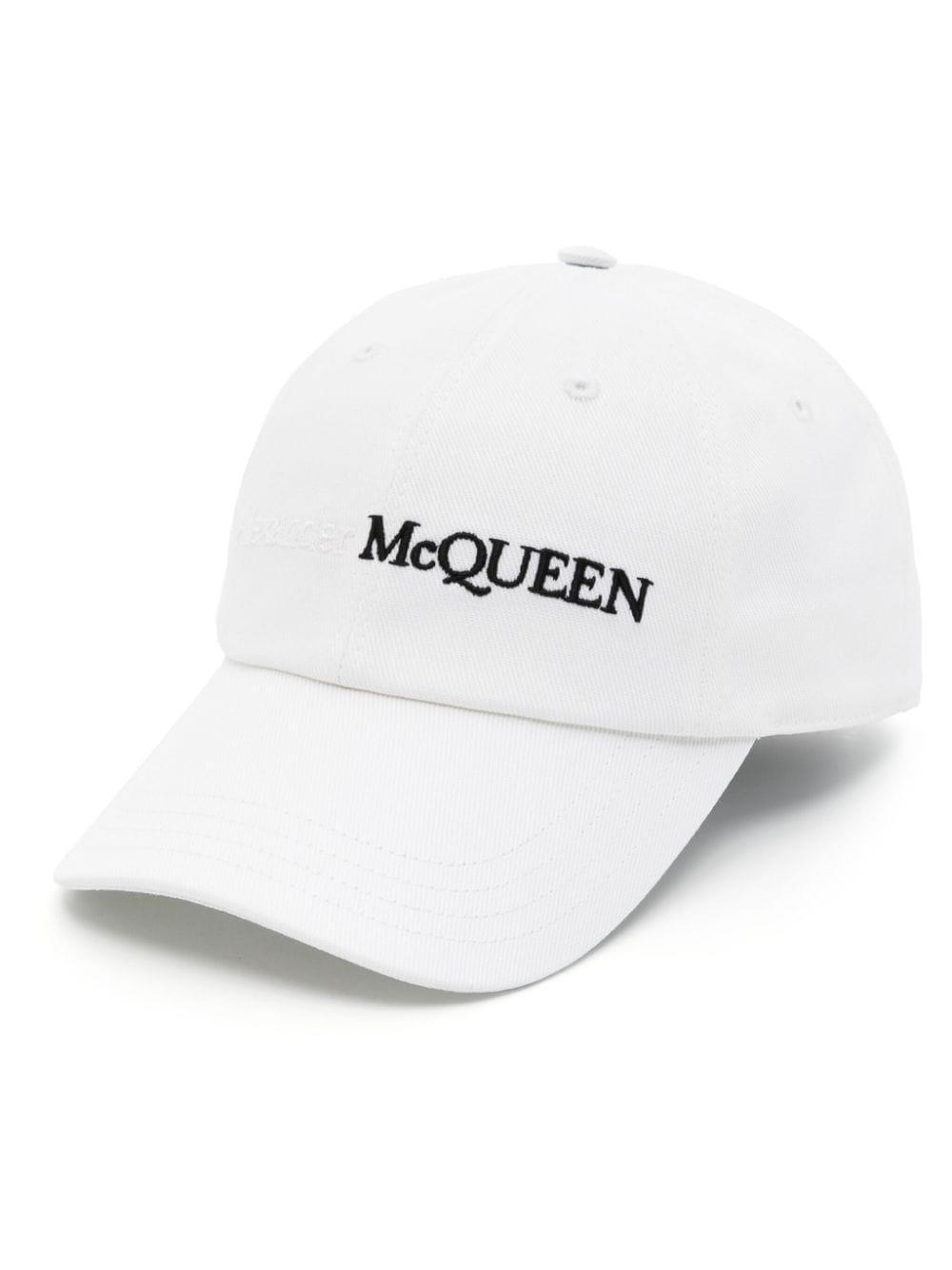 Logo-embroidered Cotton Cap In Weiss Product Image