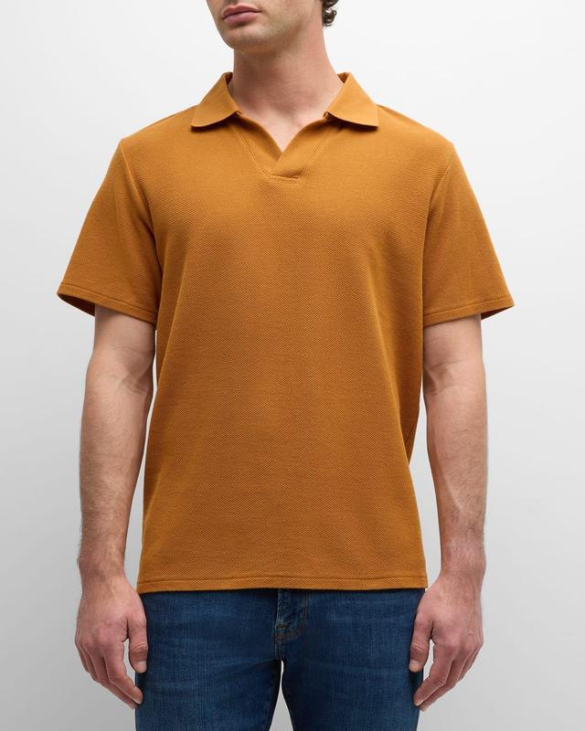 Mens Jacquard Polo Shirt Product Image