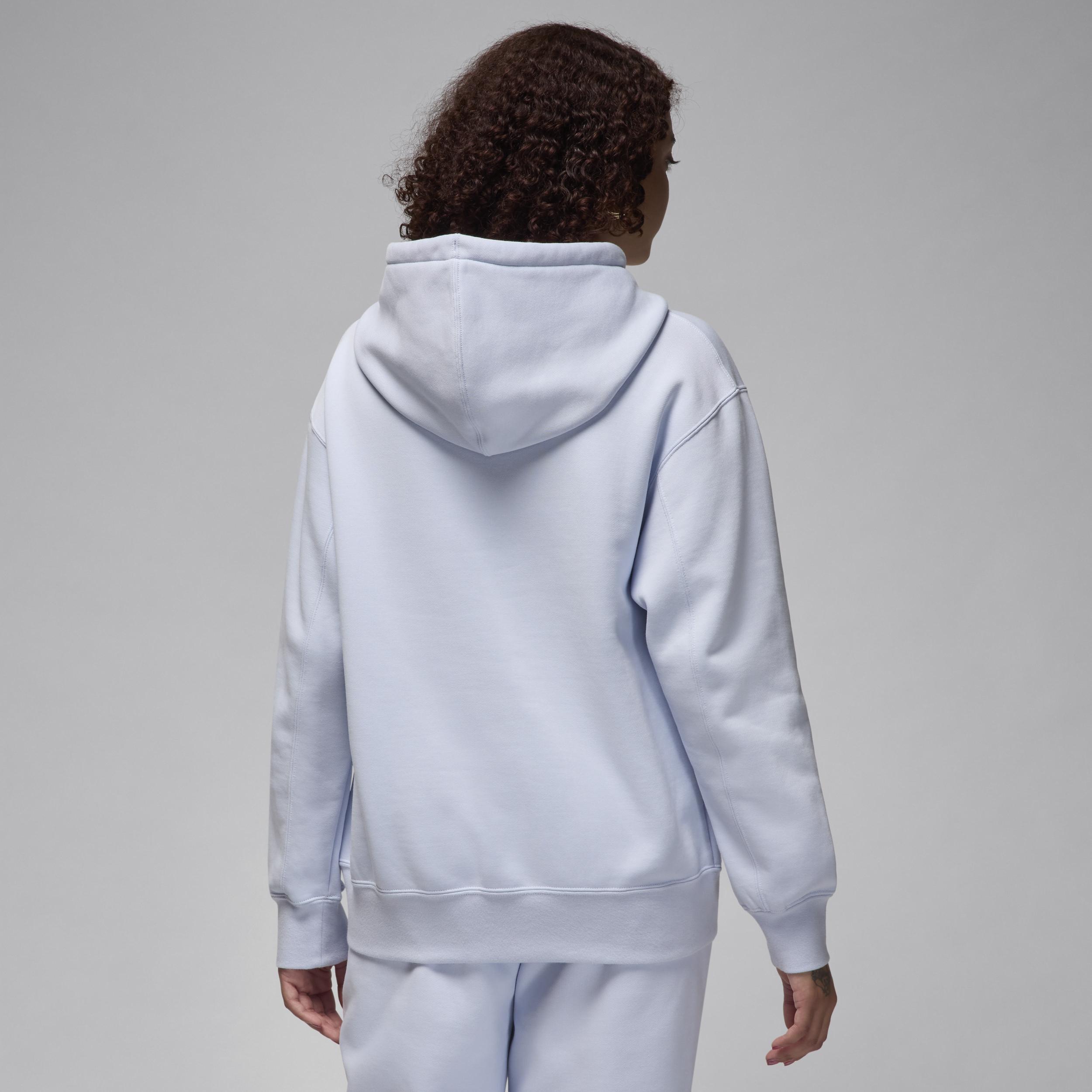 Women's Jordan Flight Fleece Satin-Lined Pullover Hoodie Product Image