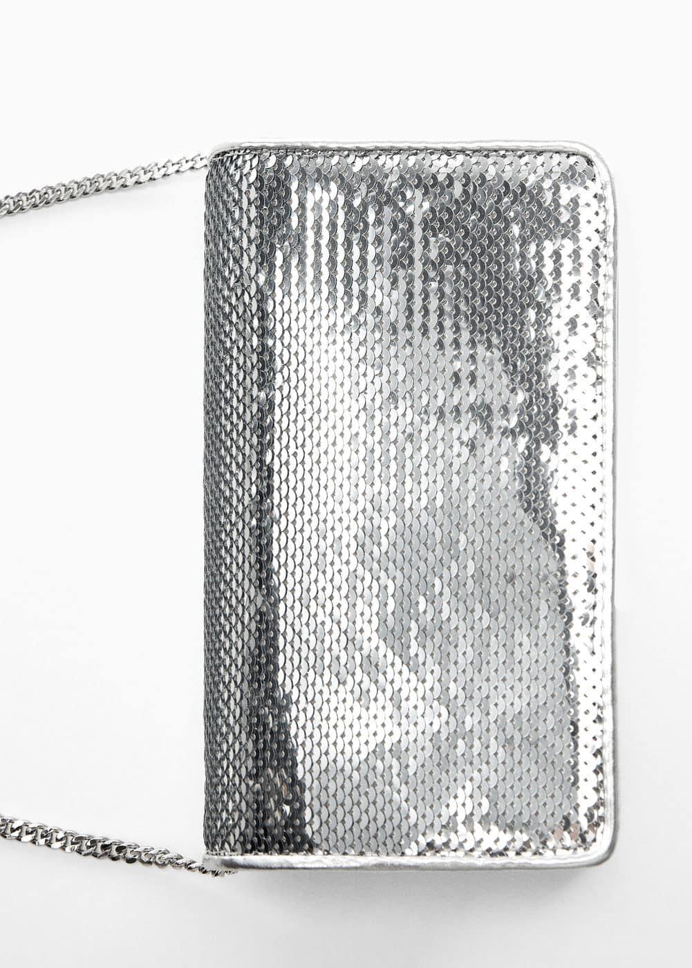 MANGO - Sequined cross-body bag - One size - Women Product Image