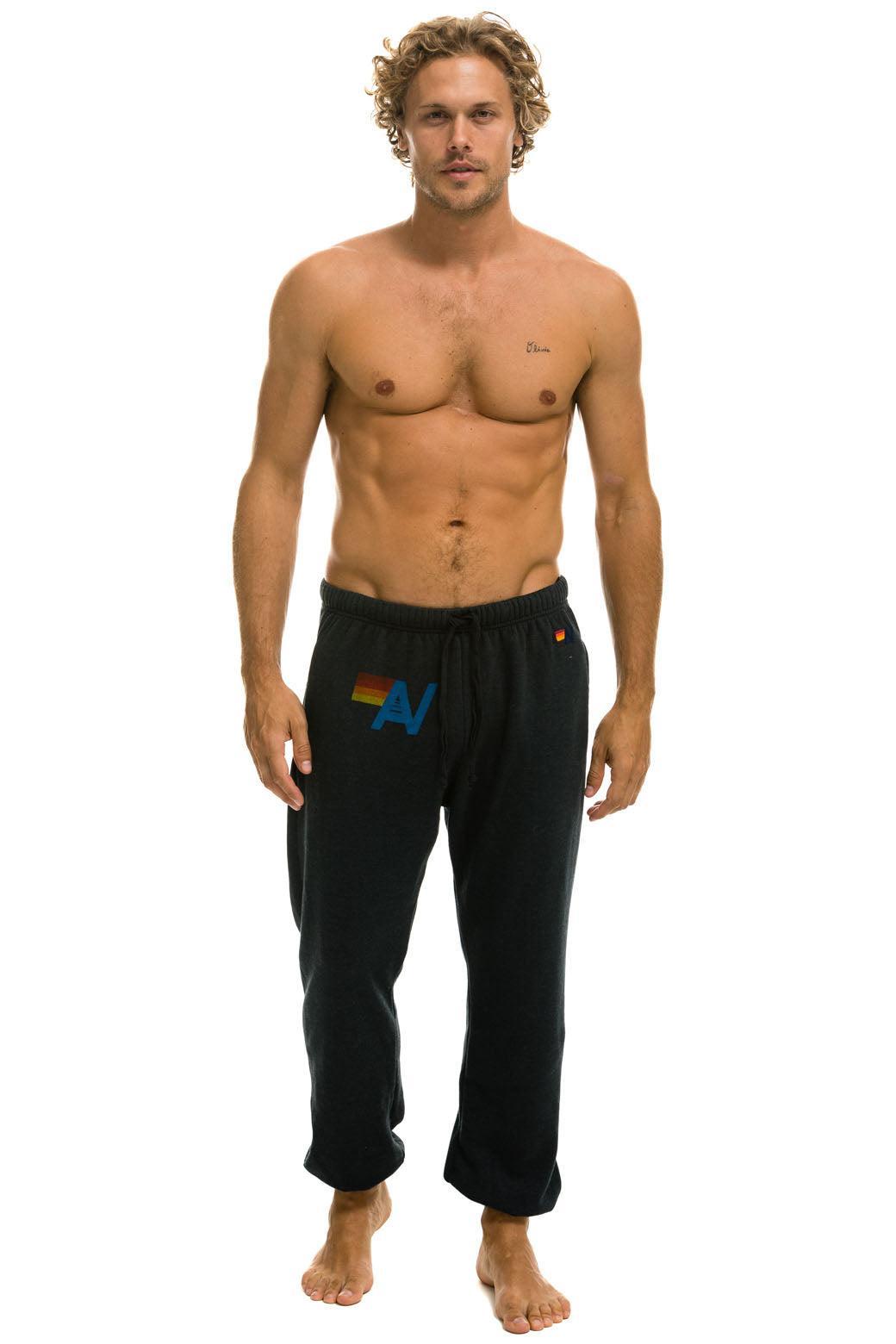 LOGO SWEATPANTS - CHARCOAL Male Product Image