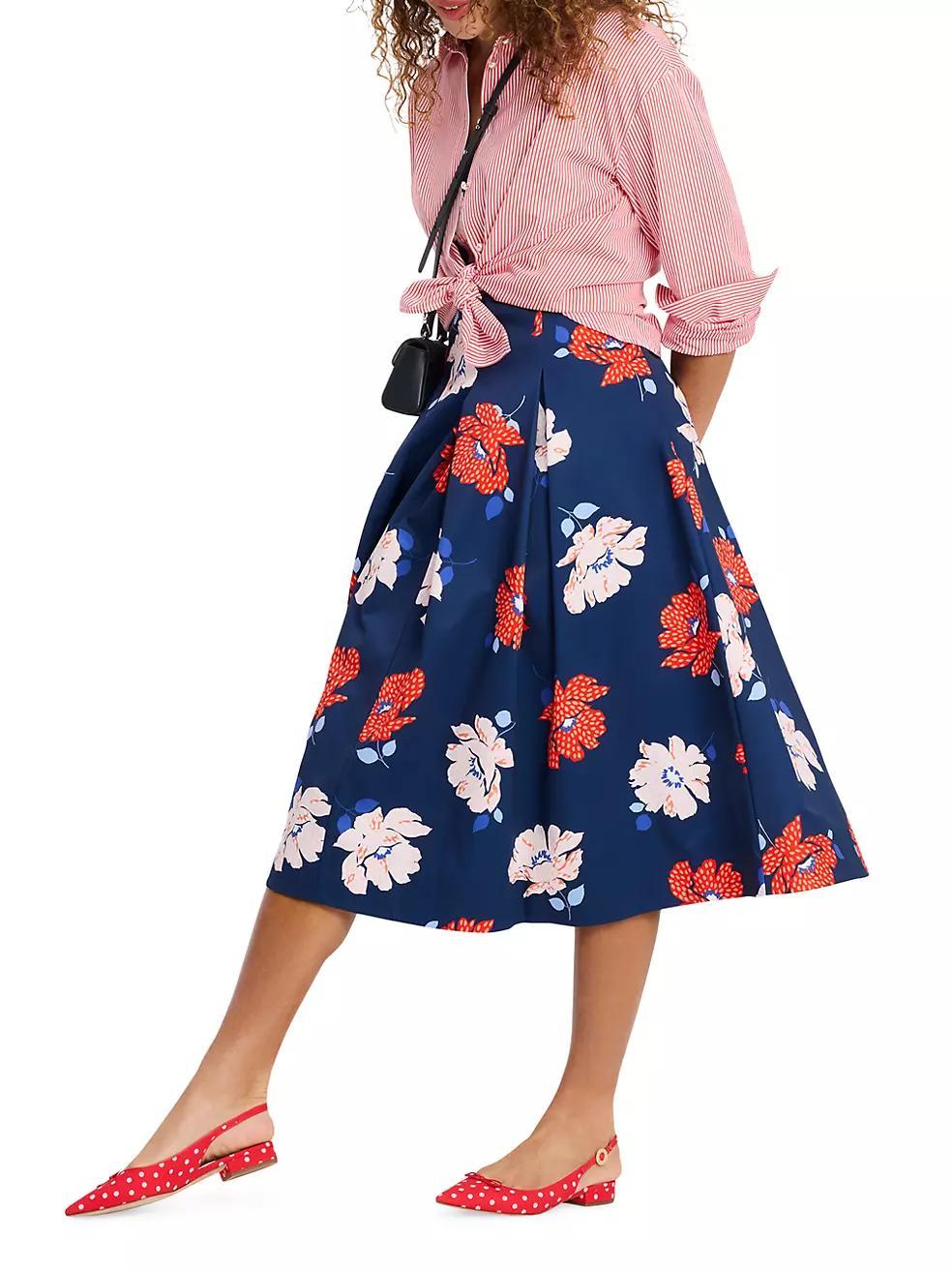 ​Dotty Floral Flounce Dress Product Image