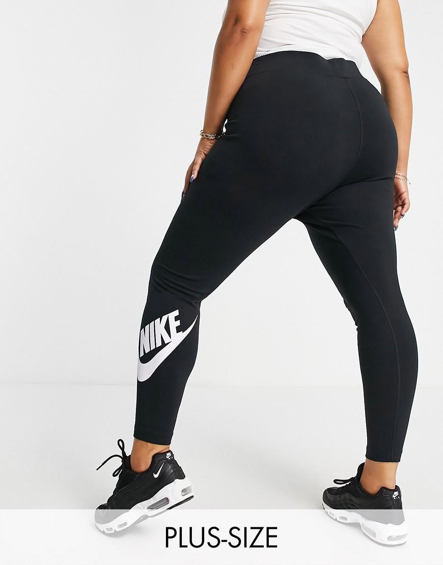 Womens Nike Sportswear Essential High-Waisted Leggings (Plus Size) Product Image