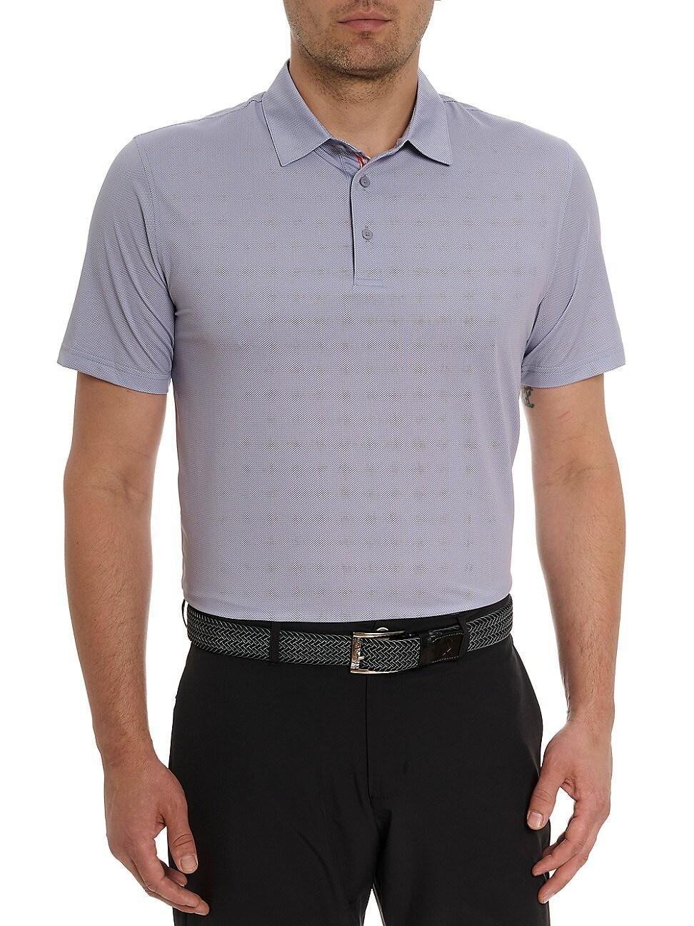 Mens Hyde Stretch-Knit Polo Shirt Product Image