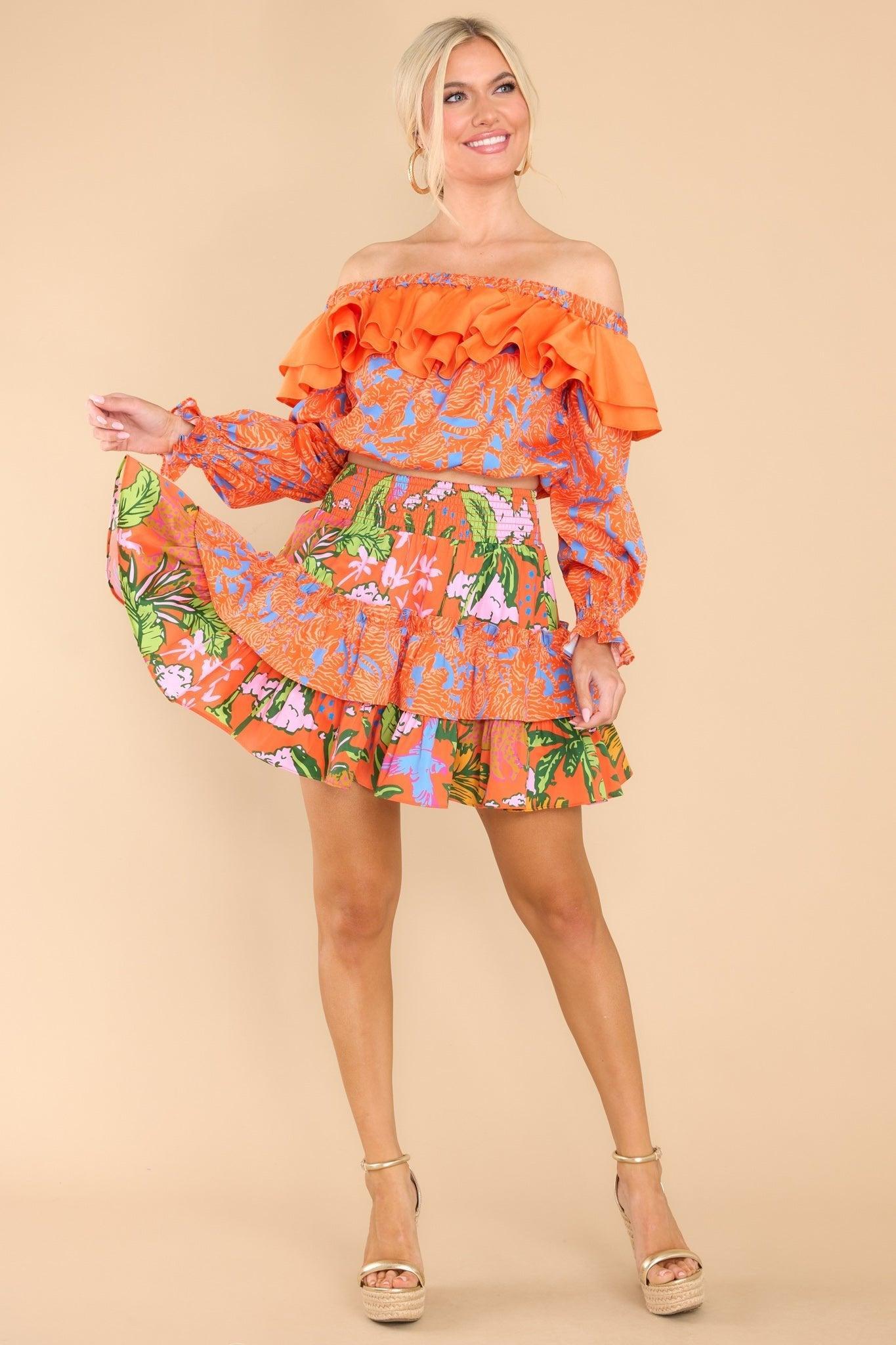 Angela Jungle Cruise Skirt Print Product Image