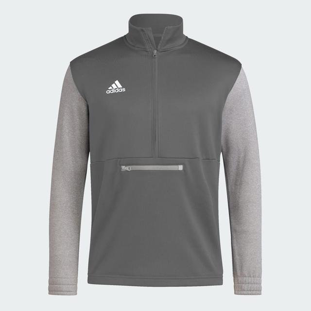 adidas Team Issue Half-Zip Sweatshirt Team Grey Four XL Mens Product Image