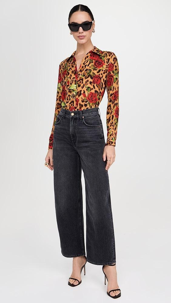 L'AGENCE Nina Long Sleeve Blouse | Shopbop Product Image