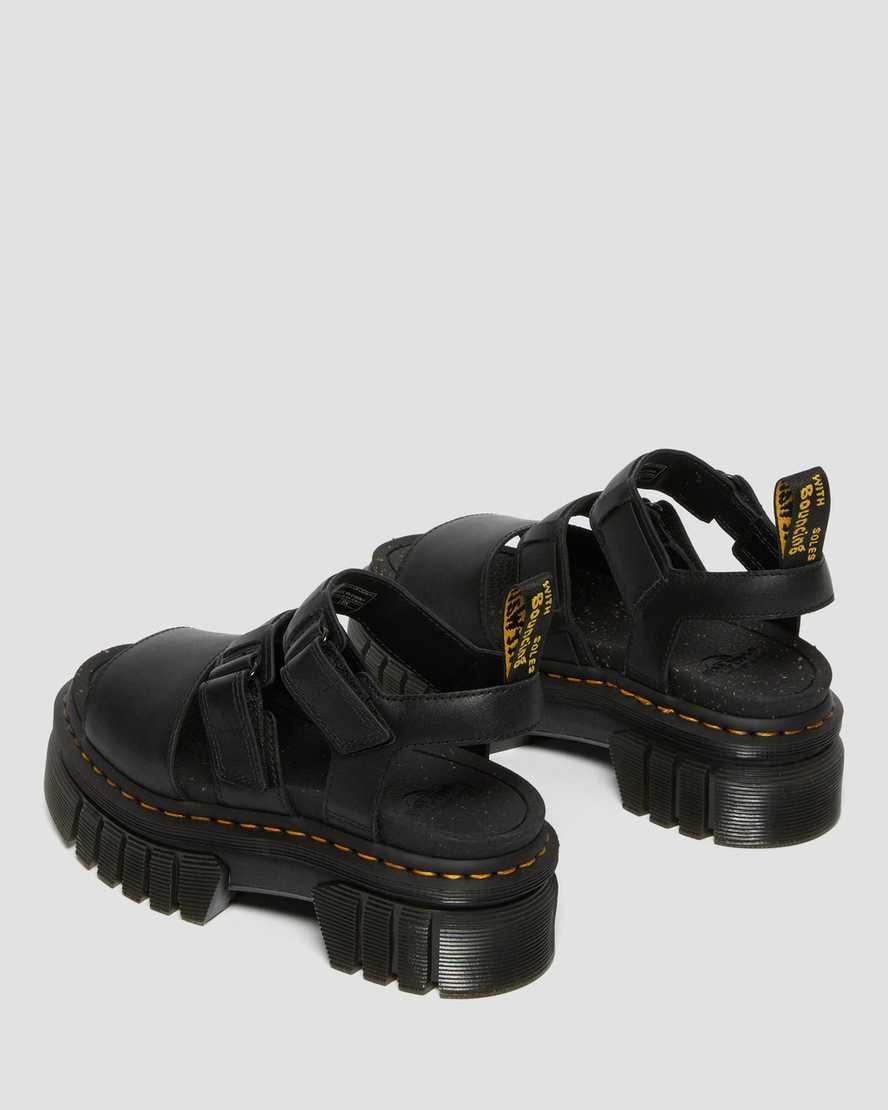 Ricki Nappa Lux Leather 3-Strap Platform Sandals Product Image