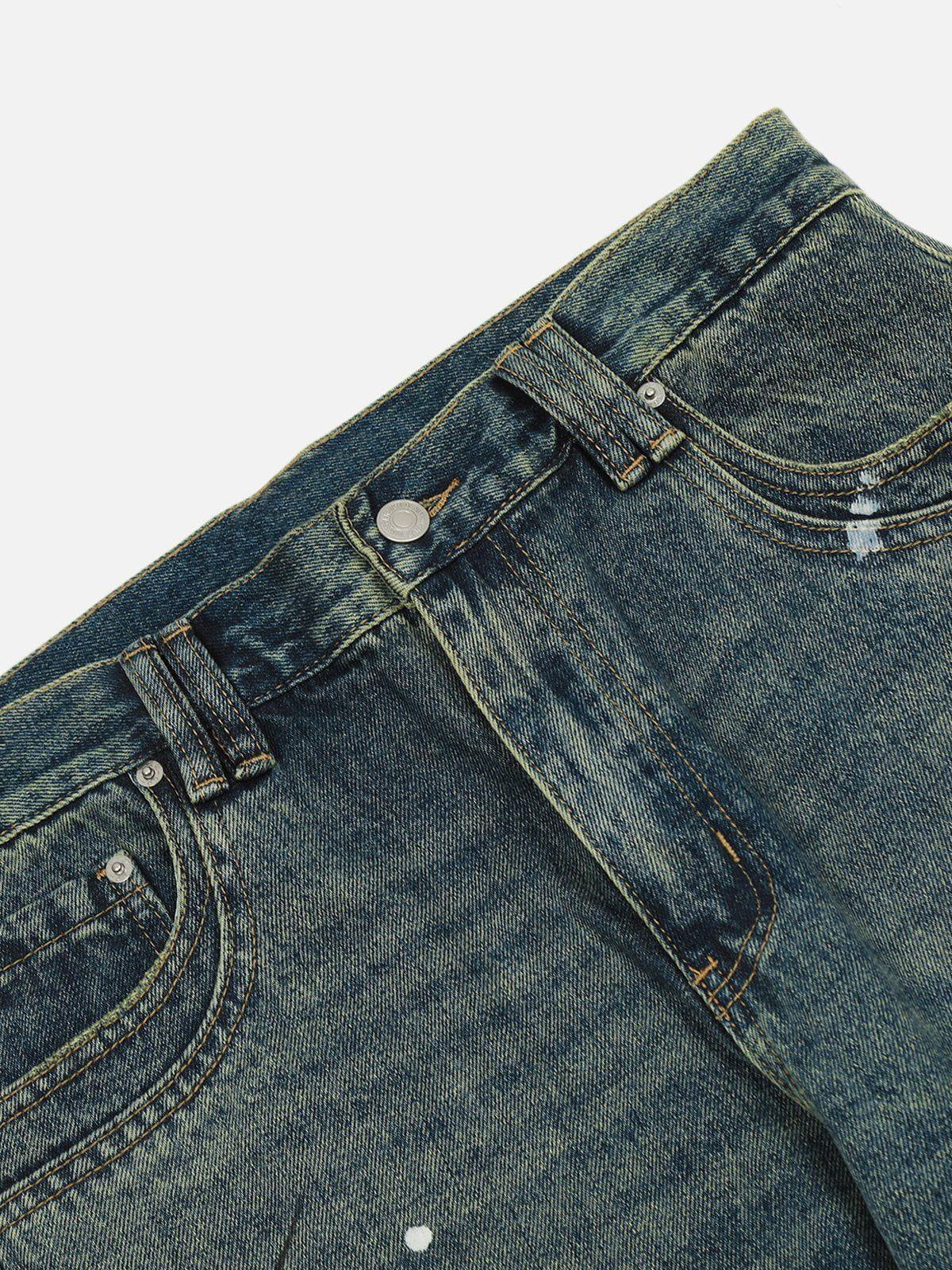 Aelfric Eden Splash-Ink Washed Jeans Product Image